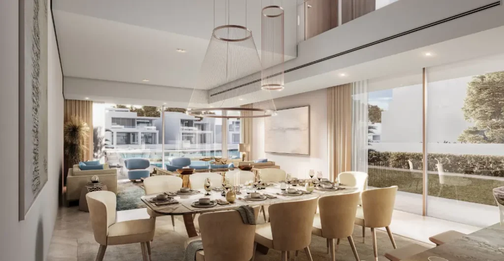 siniya island villa dining hall