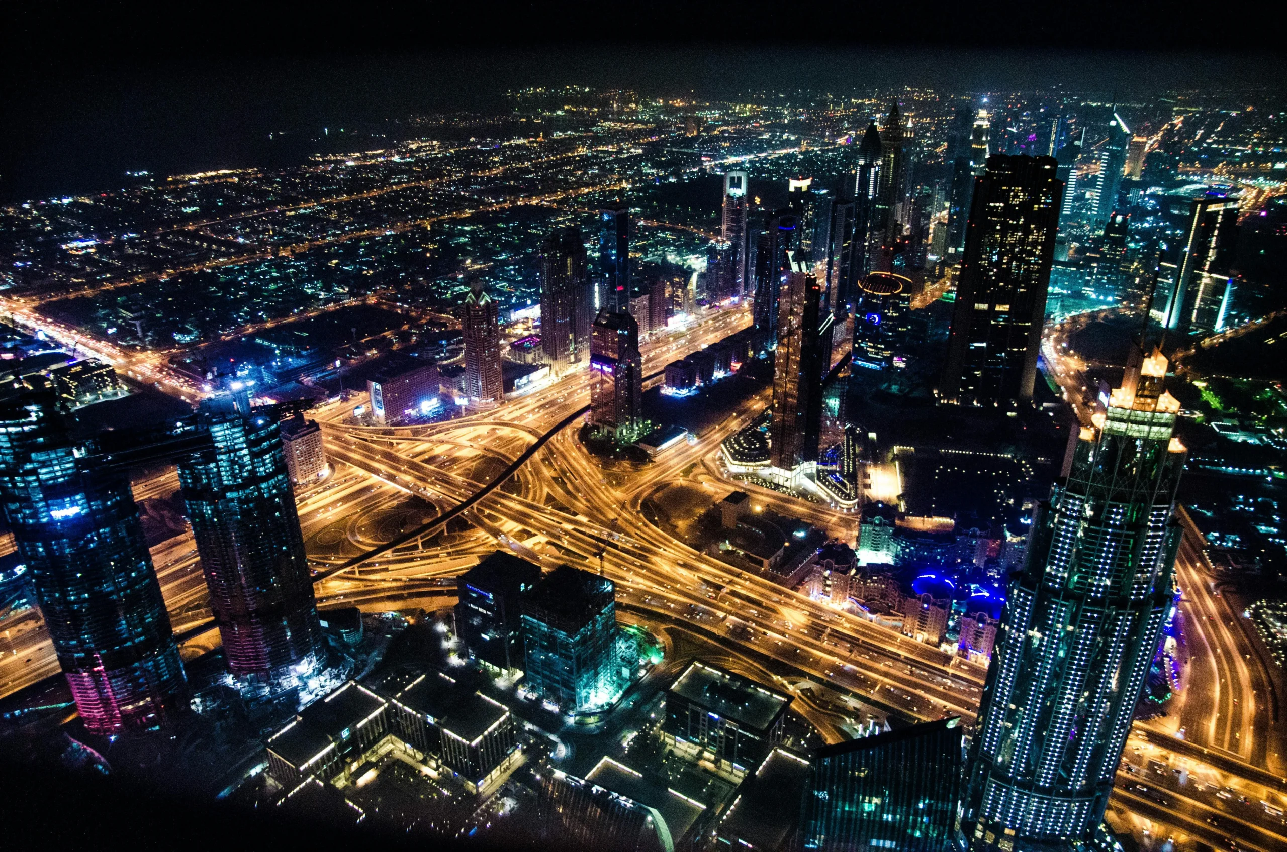 element at the sobha one city night view