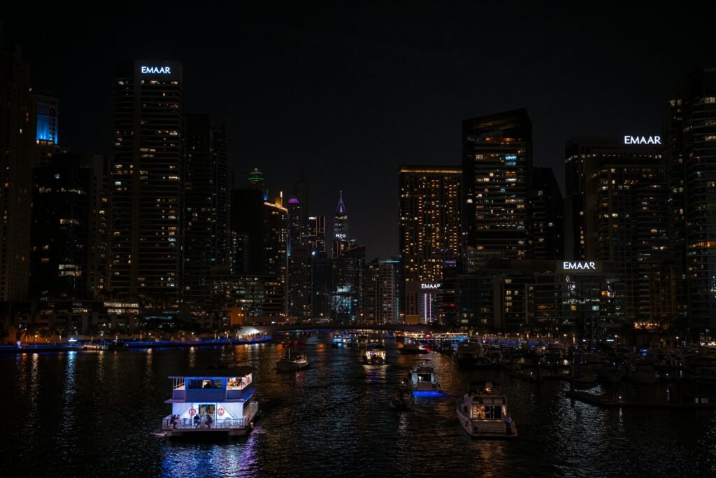 emaar night view